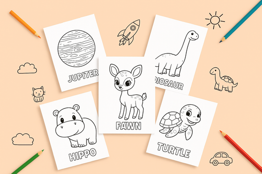 200 Printable coloring pages